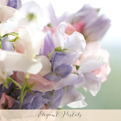 elegant pastel colour flowers for weddings