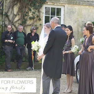 hidcote manor chapel wedding flowers