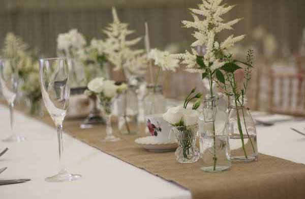 long-guest-tables-wedding-flowers-rustic-wedding-hidcote-manor1