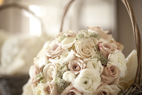 nude roses blush pink roses wedding bouquets