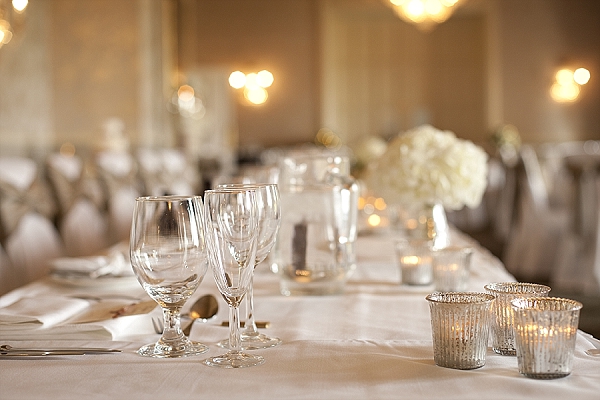 top table mercury silver tea light holders elegant wedding