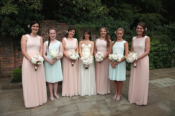 shustoke farm barns wedding flowers passion for flowers pastel colour bridesmaids bouquets