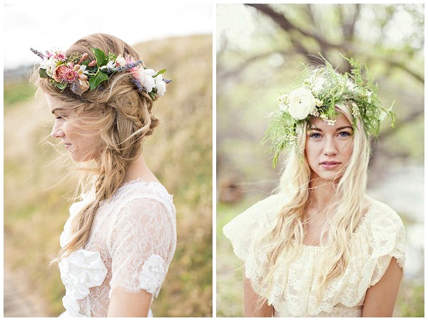 Flower Crowns Wedding Hair Inspiration Passion For Flowers