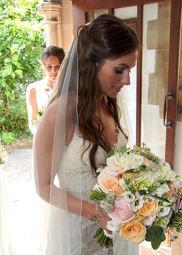 peach wedding bouquets whimsical country garden hampton manor passion for flowers