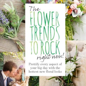 wedding flower trends 2015