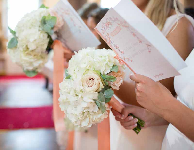 Peach and Cream Bridesmaids Bouquets Passion for Flowers