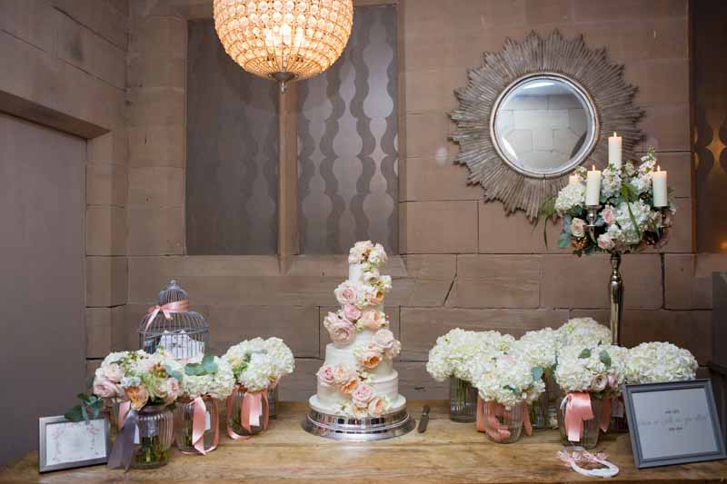 Wedding Cake Flowers Peach Roses Luxury Decoration Hampton Manor Wedding Flowers Passion for Flowers