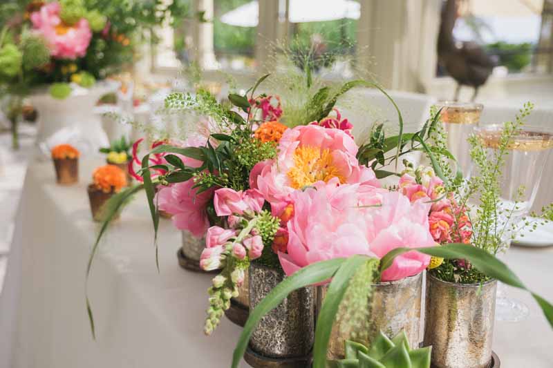 top table wedding flowers luxe wedding by Passion for Flowers (3)