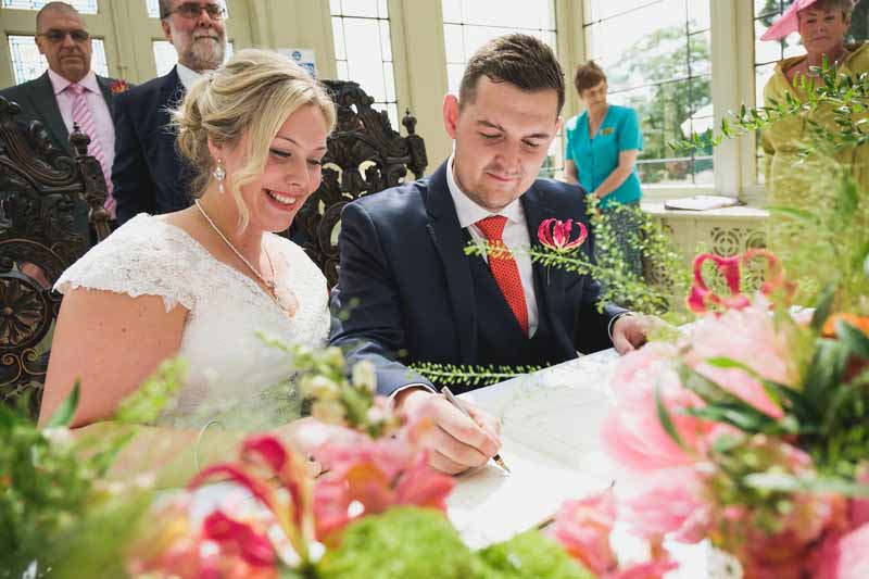 wedding ceremony flowers Kilworth House luxe wedding urns and statement flowers in Orangery (1)