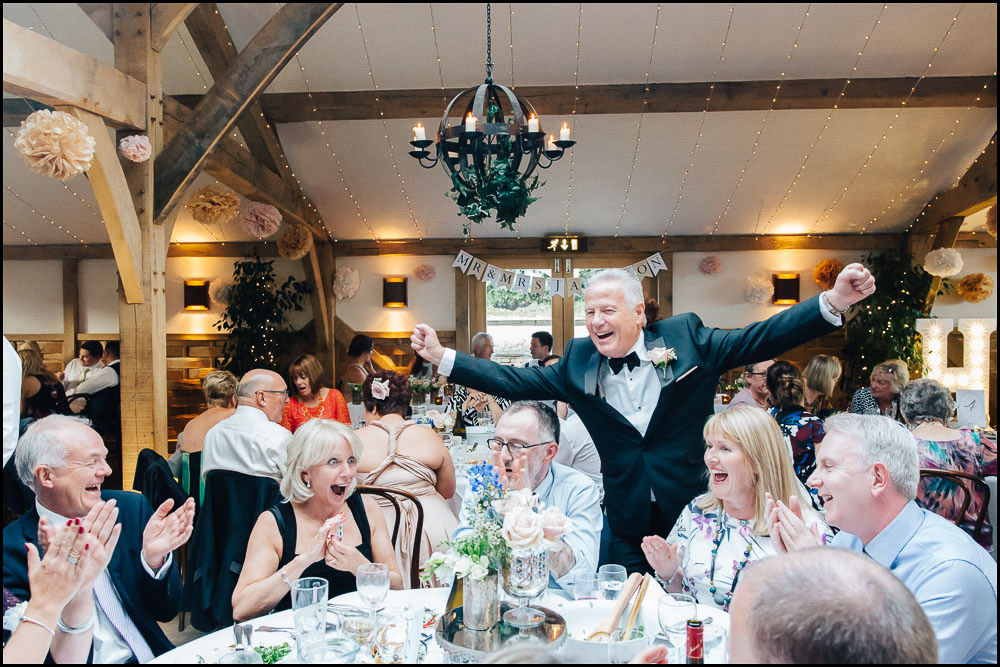 Cripps Barn Wedding Centrepieces by Passion for Flowers