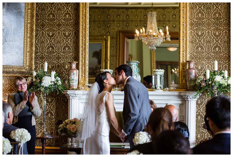Wedding Ceremony flowers at The Heath House by Passion for Flowers @kmorganflowers