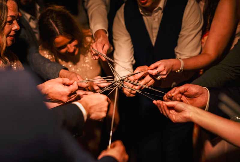 wedding send off sparklers curradine barns