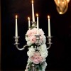 Hampton Manor Wedding Florist - Candelabra Centrepieces by Passion for Flowers @kmorganflowers