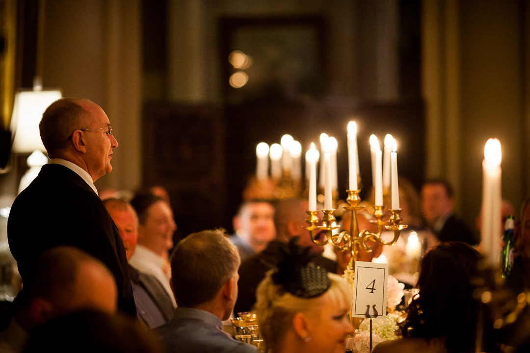 Luxe-Gold-Candelabra Wedding Centrepieces at Belvoir Castle by @kmorganflowers Passion for Flowers