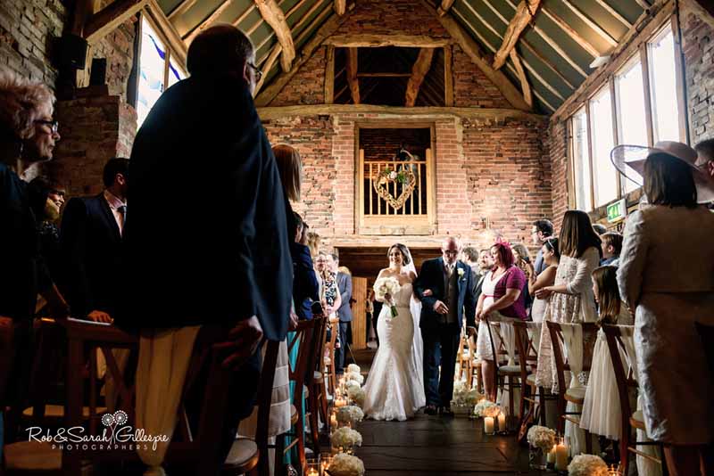 Packintgon Moor Wedding Ceremony Decorations and Flowers 