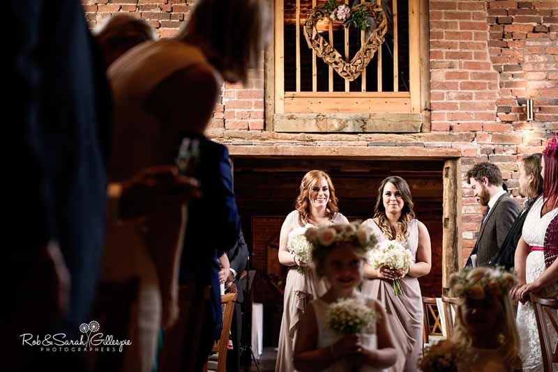 Packintgon Moor Wedding Ceremony Decorations and Flowers