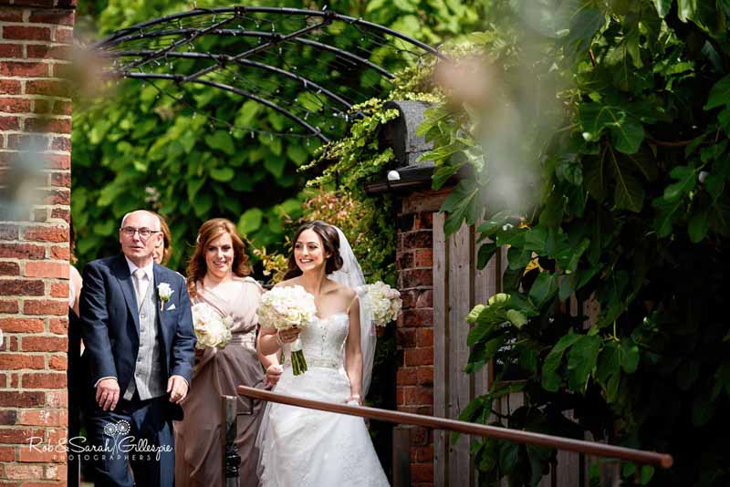 Wedding flowers at Packington Moor 