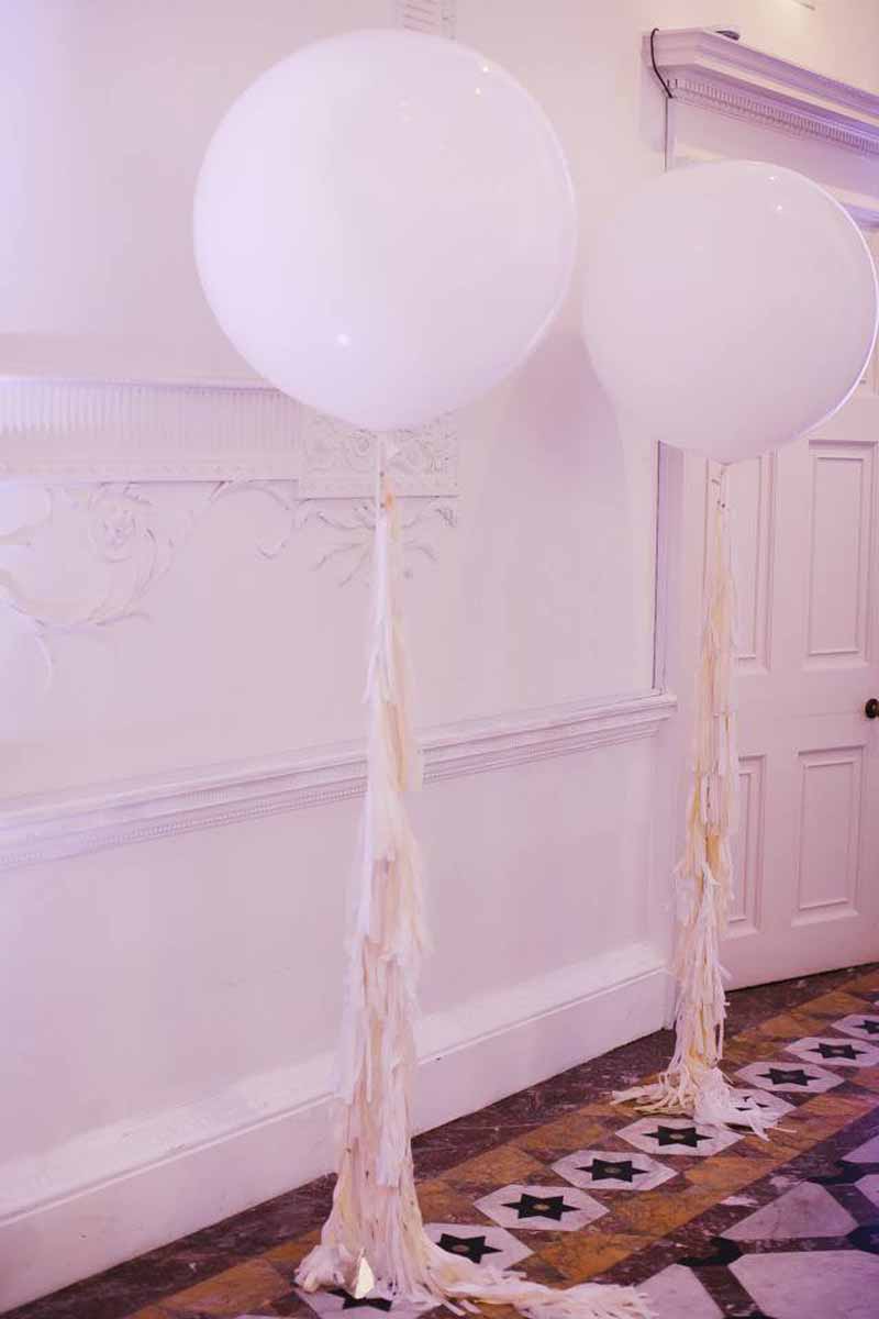 giant-balloons-with-tassels-at-compton-verney-wedding-ceremony