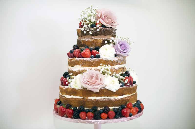 naked-wedding-cakes-decorated-with-large-roses-passion-for-flowers