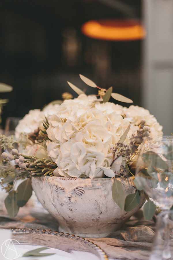 rustic-elegance-stone-centrepieces-white-hydrangeas-hampton-manor-wedding-florist-passion-for-flowers-24