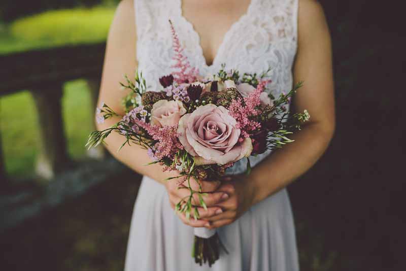 dusky-pink-rose-bouquet-loose-with-astilbe-foliage-sudeley-castle