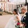 bride-and-groom-portraits-knowsley-hall-deep-pink-burgundy-wedding-bouquet-2