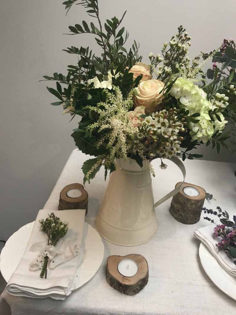 Wedding Flowers Workshops by Passion for Flowers Warwickshire Midlands 