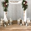 birch wedding arch for hire Passion for Flowers