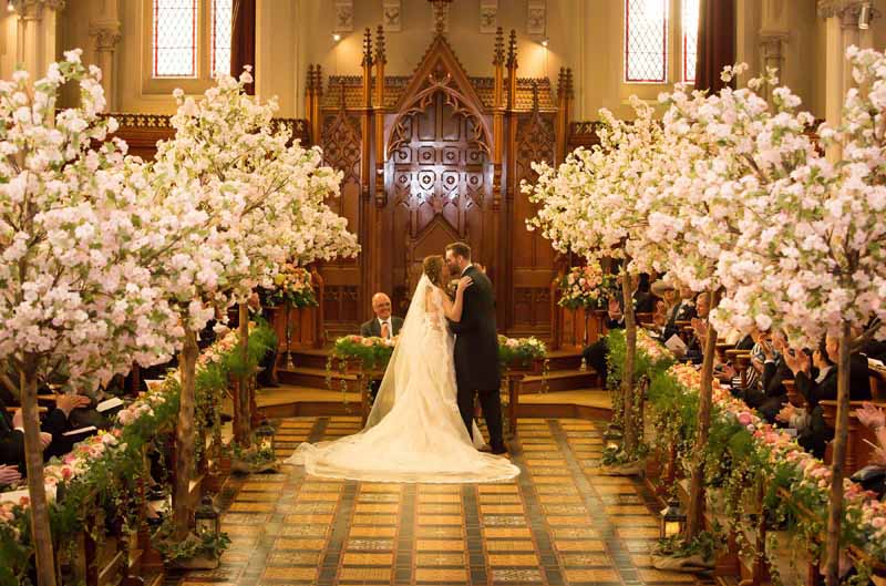 church wedding flowers