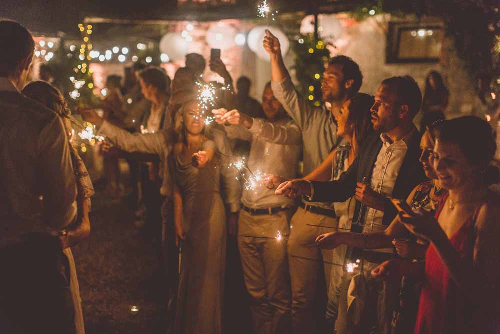 Outdoor wedding dance floor first dance sparklers, destination wedding Tuscany