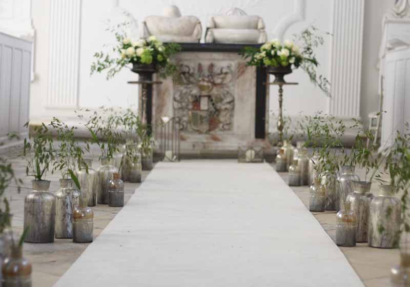 Compton Verney Wedding Ceremony Chapel by Passion for Flowers