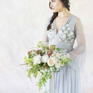 Passion for Flowers Organic Cascading Bouquets