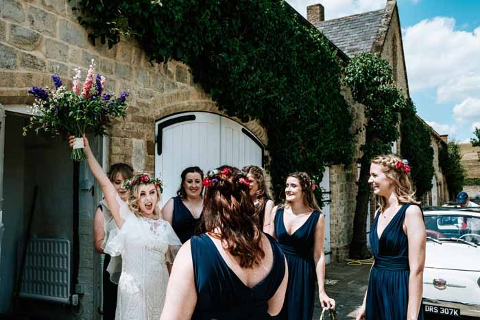Longbourne Barn wedding ceremony Tipi Wedding Florist