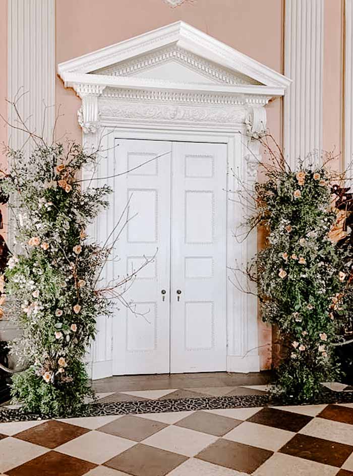 Deconstructed Arch Wild floral arch Ragley Hall Passion for Flowers